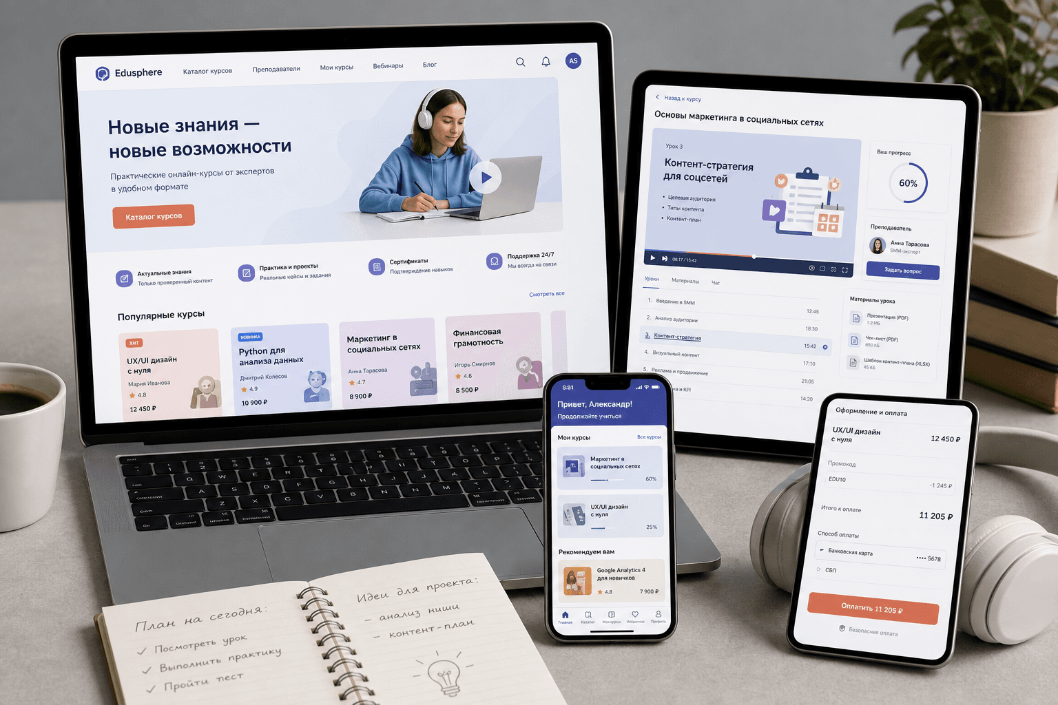 Кейс: Платформа онлайн-образования